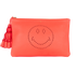 Smiley Face Tassle Clutch, front view